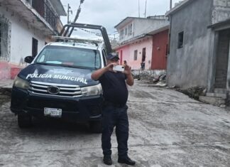 Pobladores de La Yerba Buena acusan incursión de policía de Alto Lucero y presuntos actos de intimidación.
