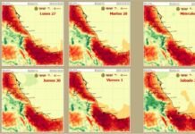 Pronóstico para la semana del 27 de abril al 3 de mayo de 2026 en el estado de Veracruz.