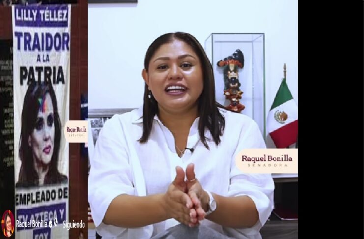 #Video: “El trabajo siempre matará ataques de vendepatrias”: Sen. Raquel Bonilla califica de ignorante a Lilly Téllez