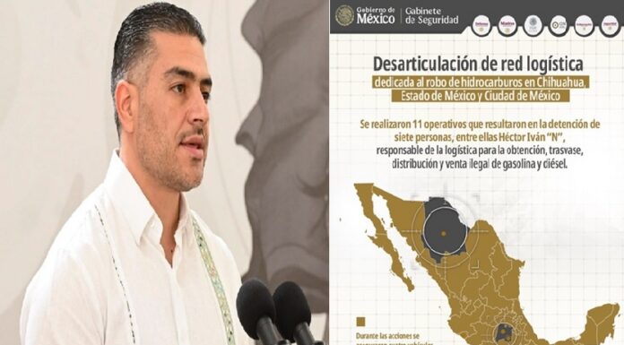 Desarticulan red de huachicoleo con decenas de detenidos y aseguramiento millonario en equipo.