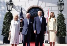 Trump y Melania reciben a Carlos III y Camila en la Casa Blanca en histórica visita de Estado
