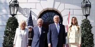 Trump y Melania reciben a Carlos III y Camila en la Casa Blanca en histórica visita de Estado