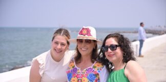 #Video: Nahle confirma gran afluencia de turistas a playas veracruzanas pese a campaña negra.