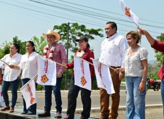 Cumple Rocío Nahle su palabra: entrega la totalidad de la carretera Isla–Santiago Tuxtla