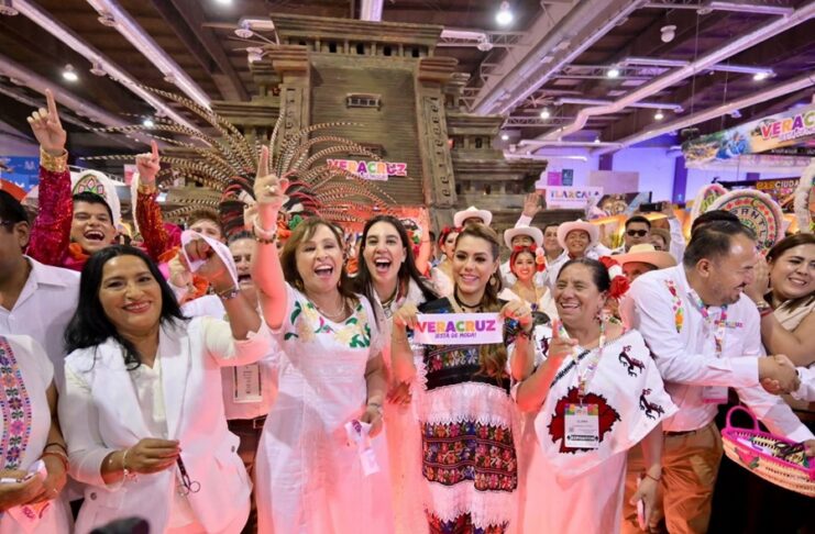 Rocío Nahle pone a Veracruz de moda en el Tianguis Turístico .
