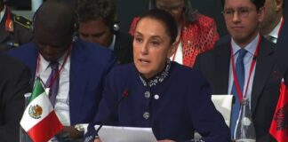 Claudia sheinbaum propone a México como sede de próxima cumbre progresista.