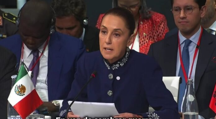 Claudia sheinbaum propone a México como sede de próxima cumbre progresista.