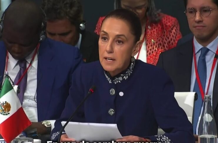 Claudia sheinbaum propone a México como sede de próxima cumbre progresista.