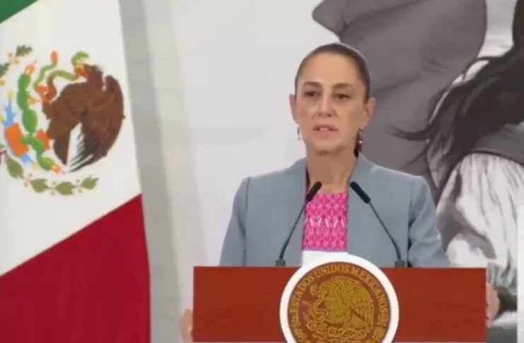 #Video: Claudia Sheinbaum descarta liga de agresor en Teotihuacan con delincuencia organizada.