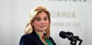 Maru Campos declina invitación para asistir al Senado.