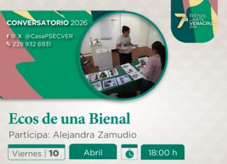 Invita SECVER a Conversatorio Ecos de una Bienal, en el Centro Cultural Casa Principal