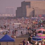 Familias destacan condiciones seguras y mar tranquilo en Veracruz–Boca del Río .