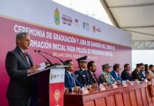 Gobierno del Estado suma 33 oficiales a labores de seguridad pública