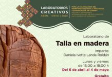 Participa en los Laboratorios Creativos de Talla en madera en Xalapa y Veracruz