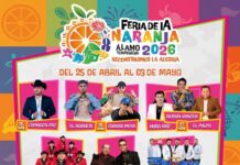 Asiste a la tradicional Feria de la Naranja de Álamo, inicia el próximo sábado .