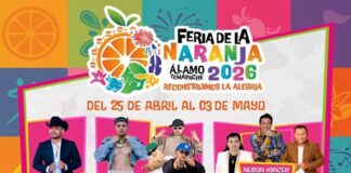 Asiste a la tradicional Feria de la Naranja de Álamo, inicia el próximo sábado .
