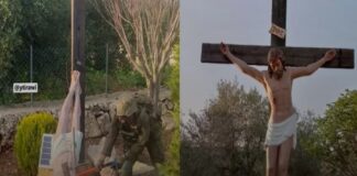 FDI sancionarán a soldados que vandalizaron figura de Jesús en Líbano.