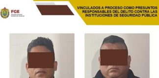 Ex servidores públicos a prisión preventiva en Tecolutla tras acción de la Fiscalía de Veracruz