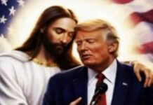 Donald Trump desata polémica al difundir imagen abrazado por Jesús y burlarse de sus críticos