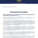 Guatemala niega autorización a tropas extranjeras tras revelarse solicitud de cooperación militar a EU.