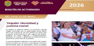 Rocío Nahle impulsa cultura, seguridad, salud y apoyo social en Veracruz durante la última semana
