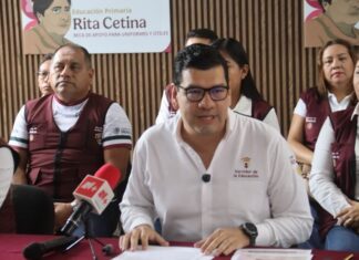 Entregarán más de 216 mil tarjetas para beca Rita Cetina en Veracruz.