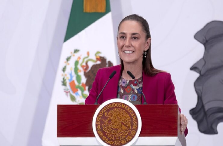 Próximo 7 de junio, presentación de auto Olinia: presidenta Sheinbaum