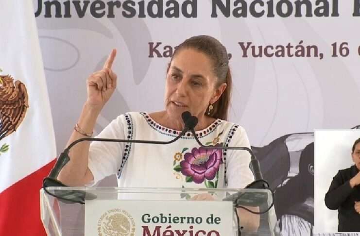 “Ningún gobierno extranjero, ni corruptos de antes, le van a arrebatar la Transformación al pueblo de México”, advierte Sheinbaum