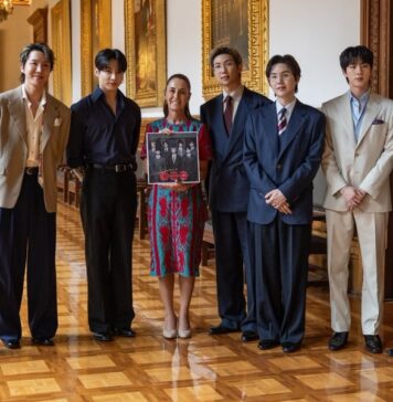 En Palacio Nacional, presidenta Sheinbaum recibe a BTS; música y valores unen a México y Corea del Sur