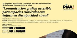 Promueve SECVER taller de comunicación gráfica enfocada a espacios culturales e inclusión social