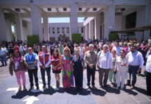 Participa Congreso de Veracruz en simulacro nacional de sismo .