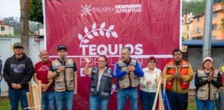 Con labor comunitaria se continúa recuperando espacios públicos; este domingo hubo Tequio en Xalapa 2000