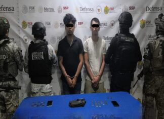 SSP Veracruz detiene en Coatzacoalcos a tres presuntos generadores de violencia