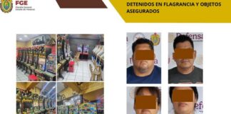 Cateo en La Antigua deja 4 detenidos y 50 máquinas tragamonedas decomisadas