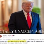 Trump rechaza respuesta de Irán a propuesta de paz y la califica de “totalmente inaceptable”