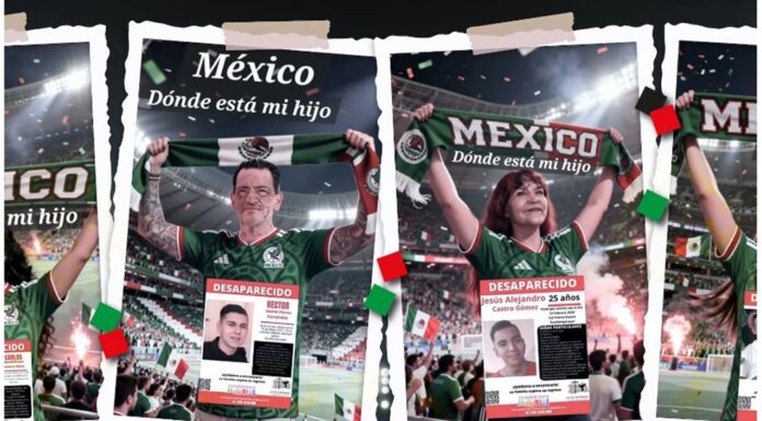 Unen familias su lucha al Mundial: buscan denunciar desapariciones.