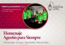 Ofrece Casa Museo Agustín Lara conciertos gratuitos de Miércoles Bohemios