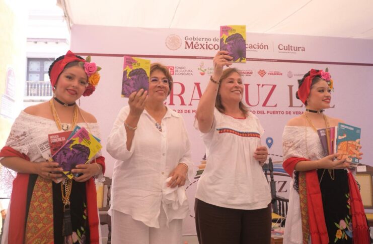 Rocío Nahle y Paco Ignacio Taibo II ponen en marcha “Veracruz Lee”