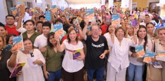Rocío Nahle y Paco Ignacio Taibo II ponen en marcha Veracruz Lee.