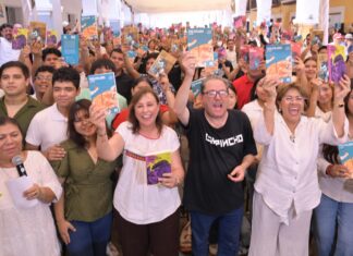 Rocío Nahle y Paco Ignacio Taibo II ponen en marcha Veracruz Lee.