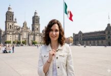 Isabel Díaz Ayuso llega a México entre polémica histórica y protestas indígenas