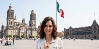 Isabel Díaz Ayuso llega a México entre polémica histórica y protestas indígenas