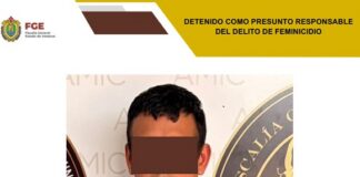 Prisión preventiva a presunto feminicida detenido en Arizona.