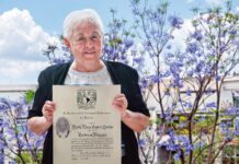 Doctora a los 89 años: una vida dedicada al estudio.