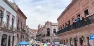 Miles marchan en Zacatecas contra represión a campesinos