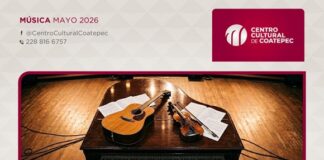 SECVER invita a ciclo de presentaciones musicales en el Centro Cultural de Coatepec