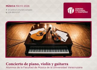 SECVER invita a ciclo de presentaciones musicales en el Centro Cultural de Coatepec