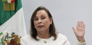Condena Rocío Nahle protestas violentas en el norte de Veracruz; el gobierno está abierto al diálogo.