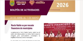 Veracruz fortalece infraestructura, finanzas municipales y desarrollo social con agenda exhaustiva encabezada por Rocío Nahle