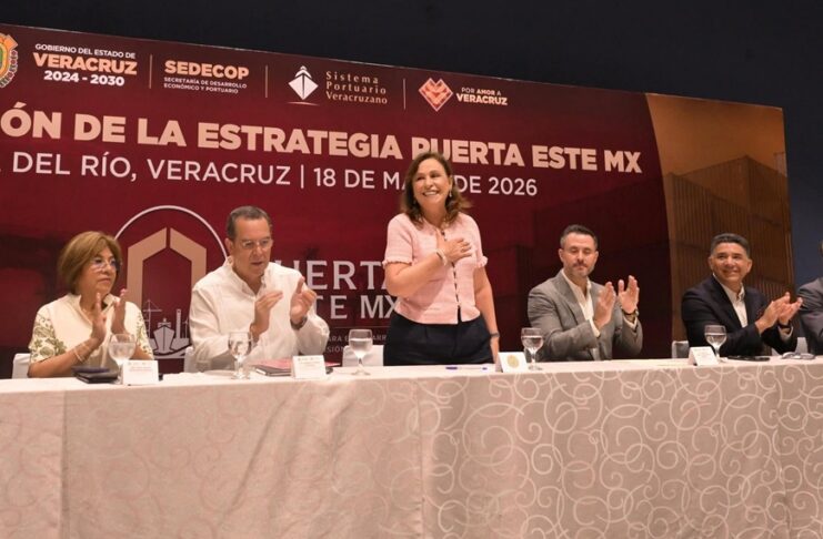 Presenta Veracruz estrategia “Puerta Este MX”; tiene condiciones para la inversión y el desarrollo: Rocío Nahle